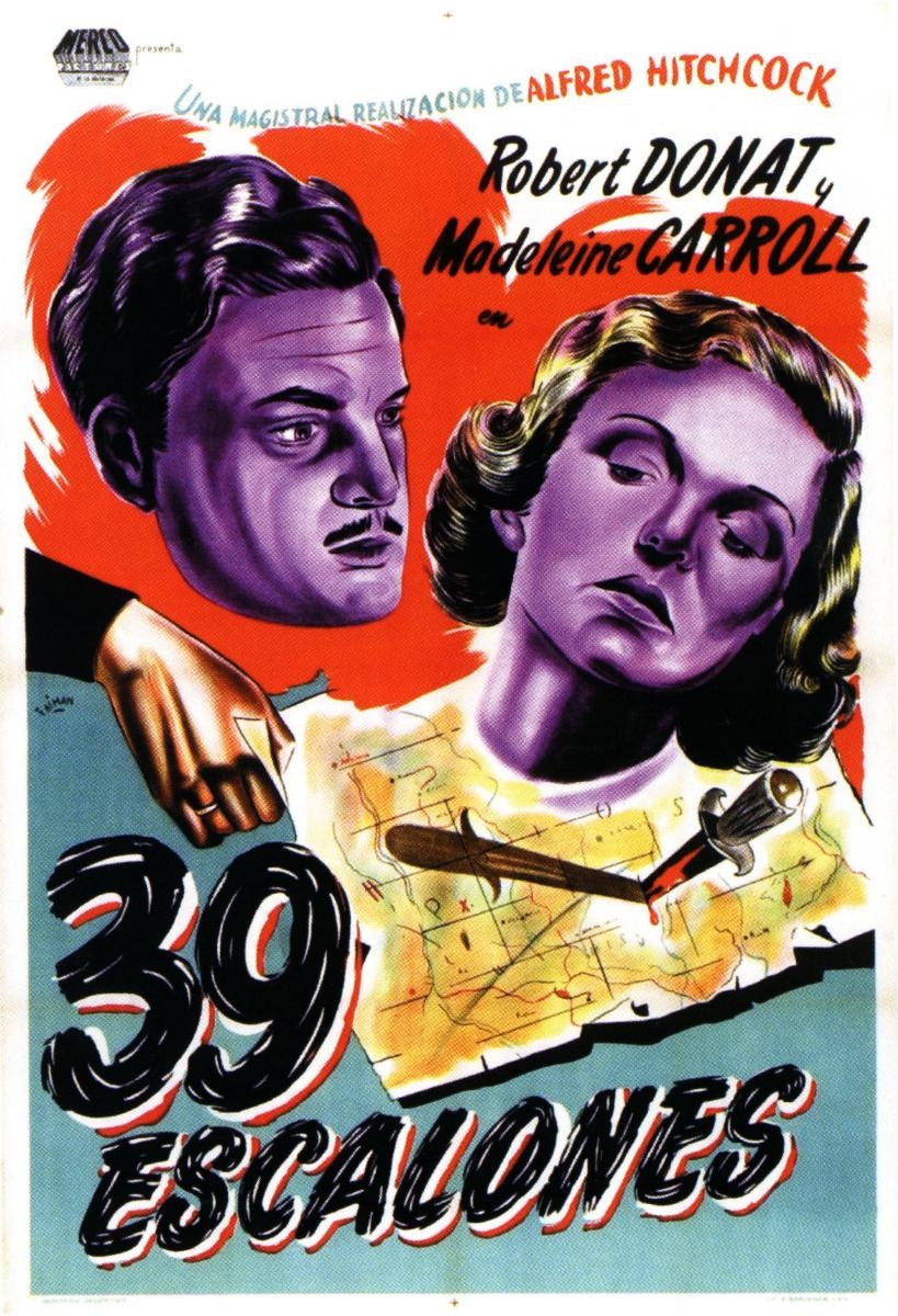 Cartel de 39 escalones