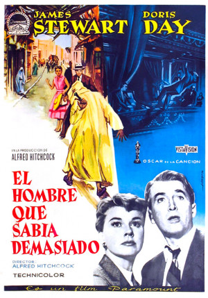 Cartel de El hombre que sabia demasiado