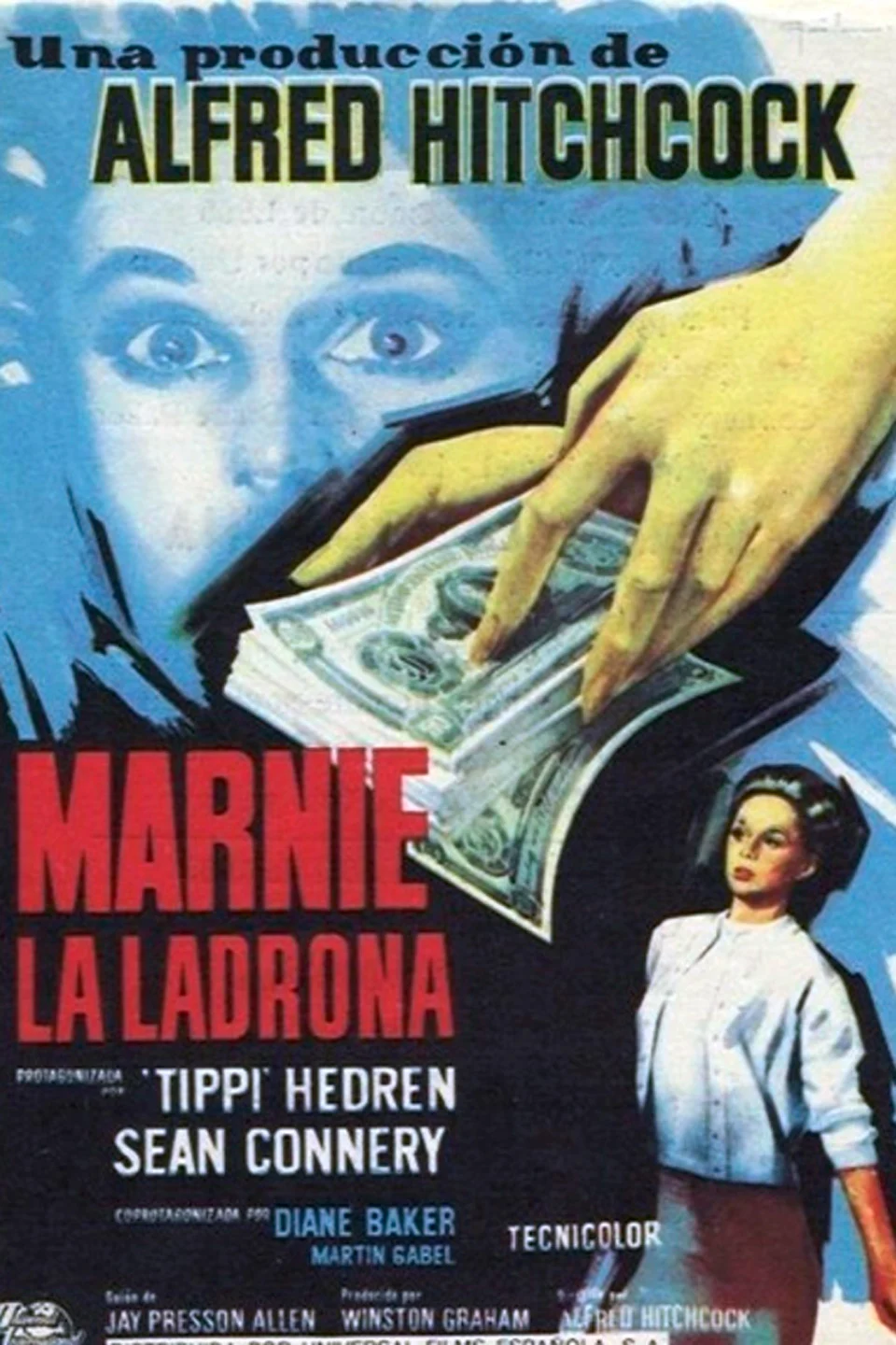 Cartel de Marnie, la ladrona