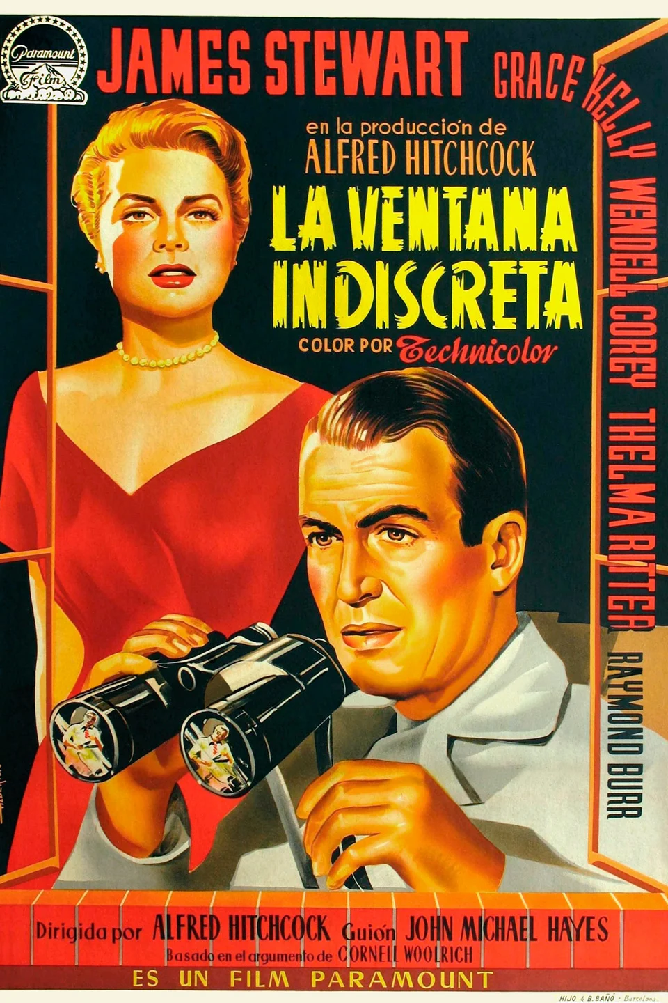 Cartel de La ventana indiscreta